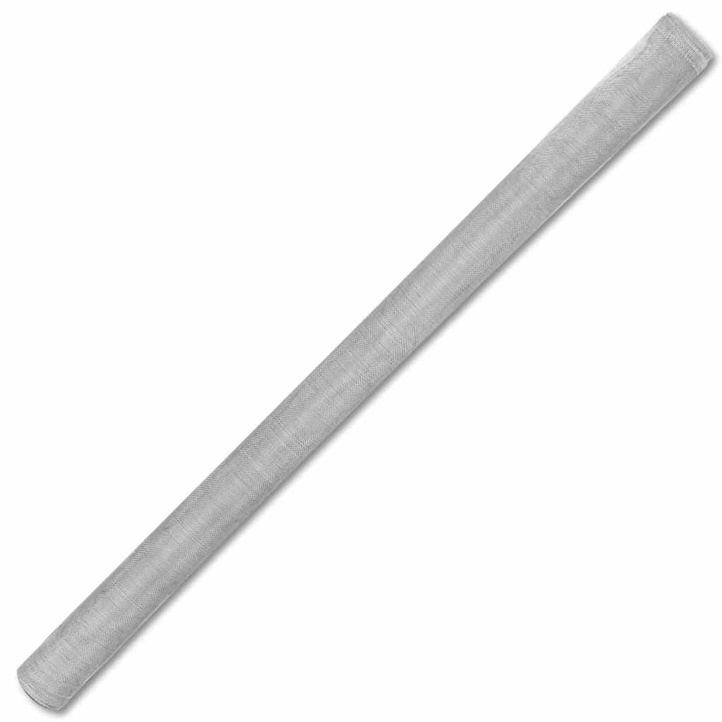 Aluminum Mesh Screen 39.4x196.9 Silver Roll L327809
