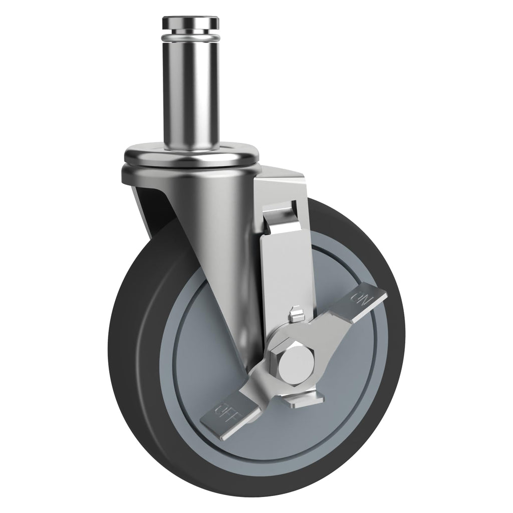 5-Inch Caster for Wire Shelving Racks, Set of 4 O782