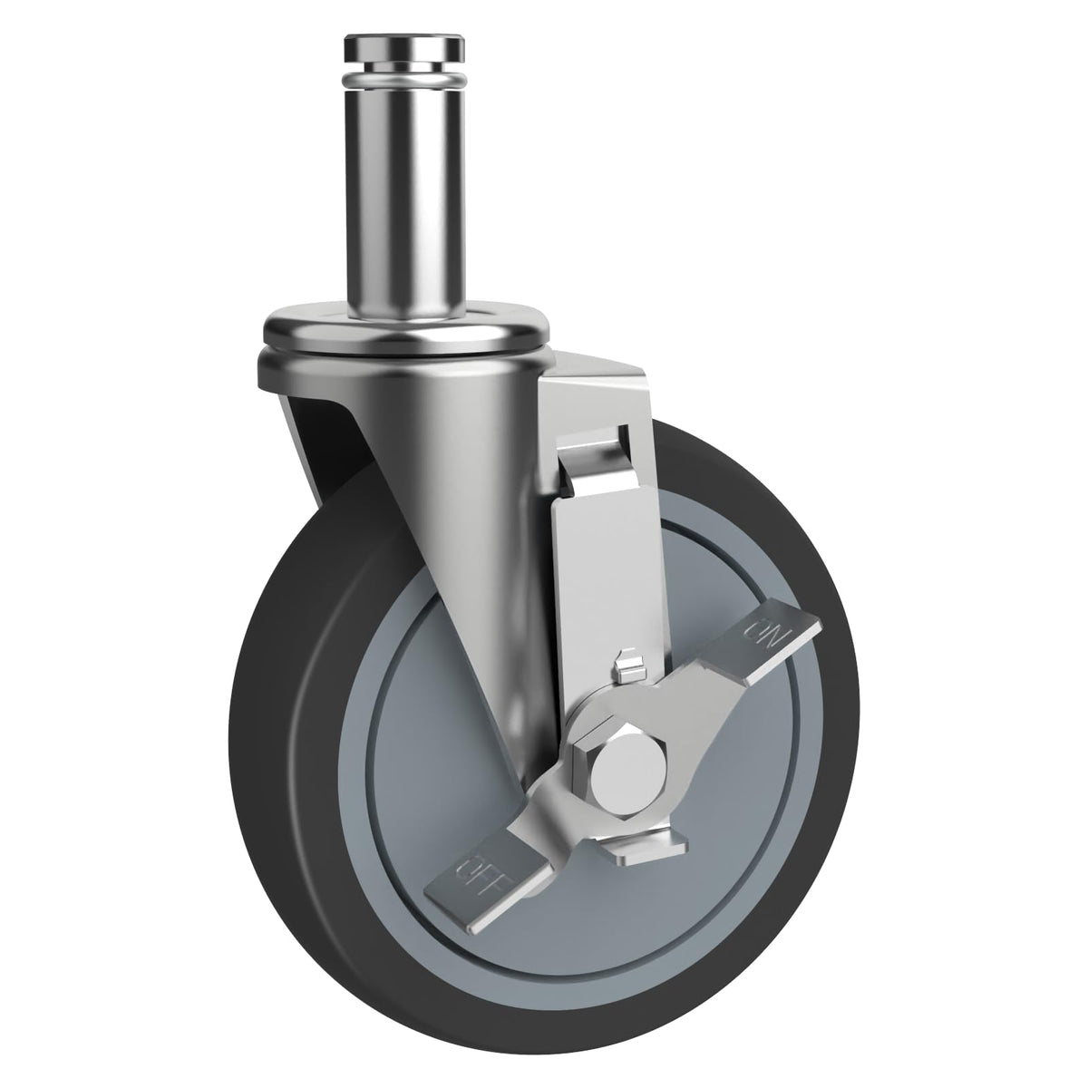 5-Inch Caster for Wire Shelving Racks, Set of 4 O782