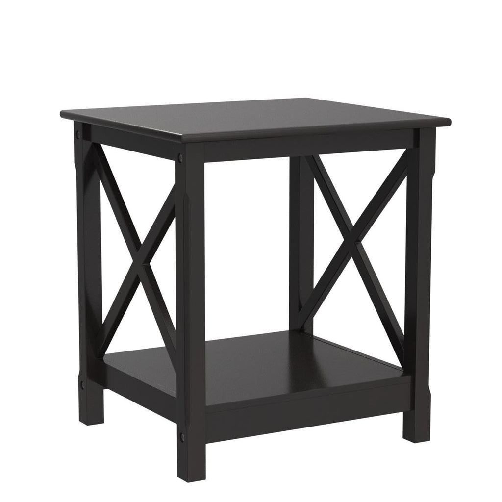 Espresso 20 x 18 Inch End Table Set of 2 W860031