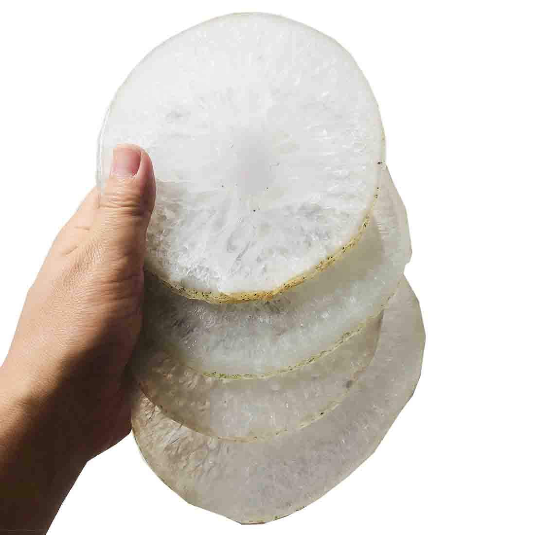Natural Agate Coasters Set of 4 P3475
