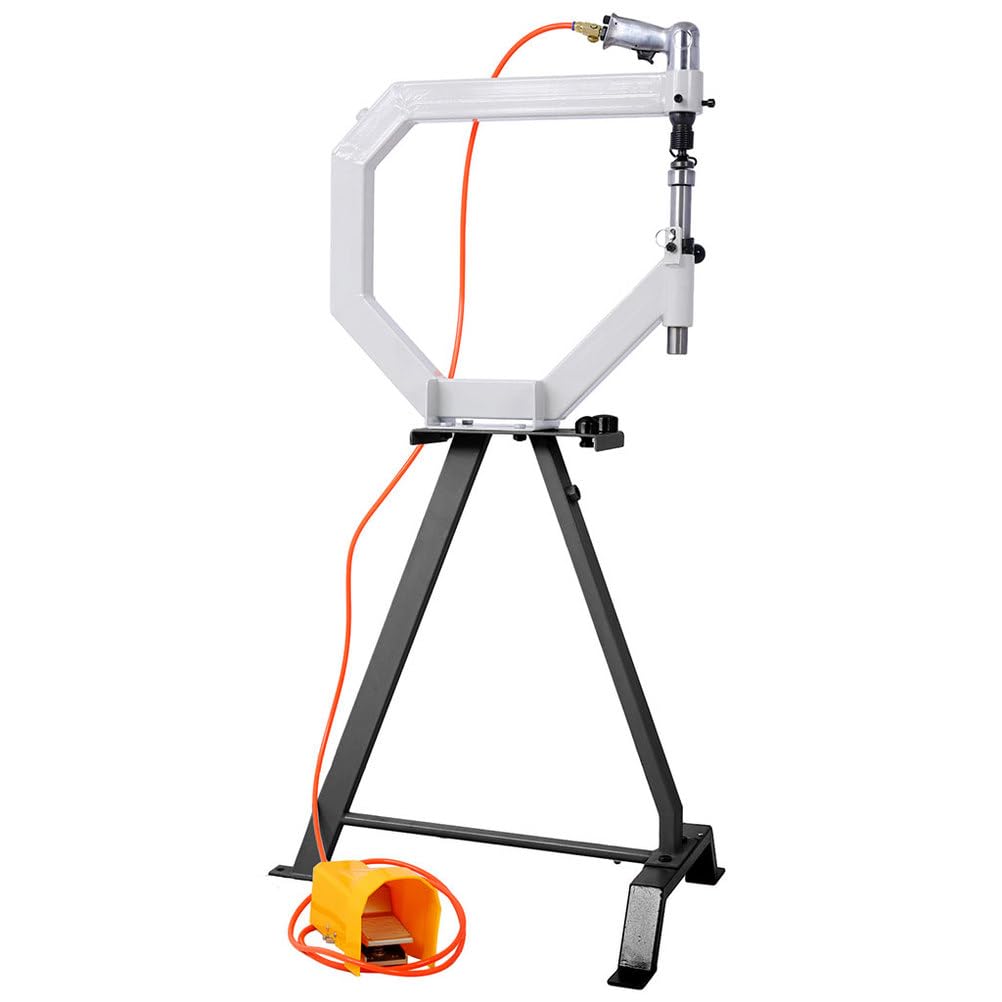 Pneumatic Planishing Hammer with Steel Frame Stand and Foot Pedal F800408