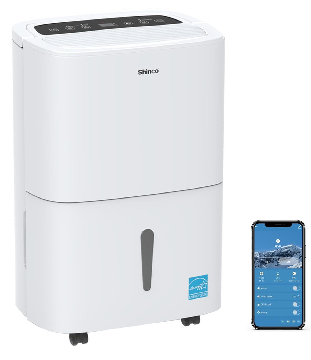 6,000 Sq.Ft Energy Star Dehumidifier with WIFI S552