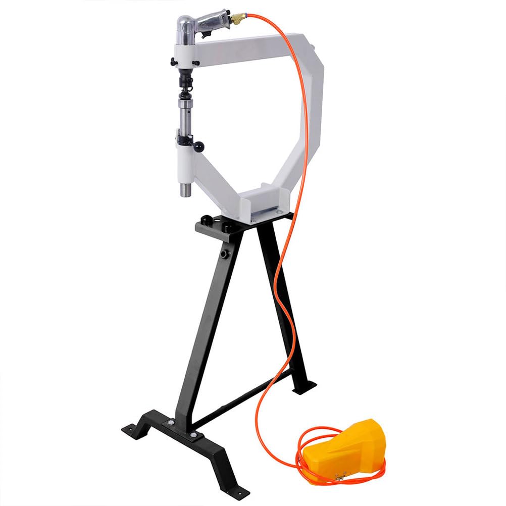Pneumatic Planishing Hammer with Steel Frame Stand and Foot Pedal F800408