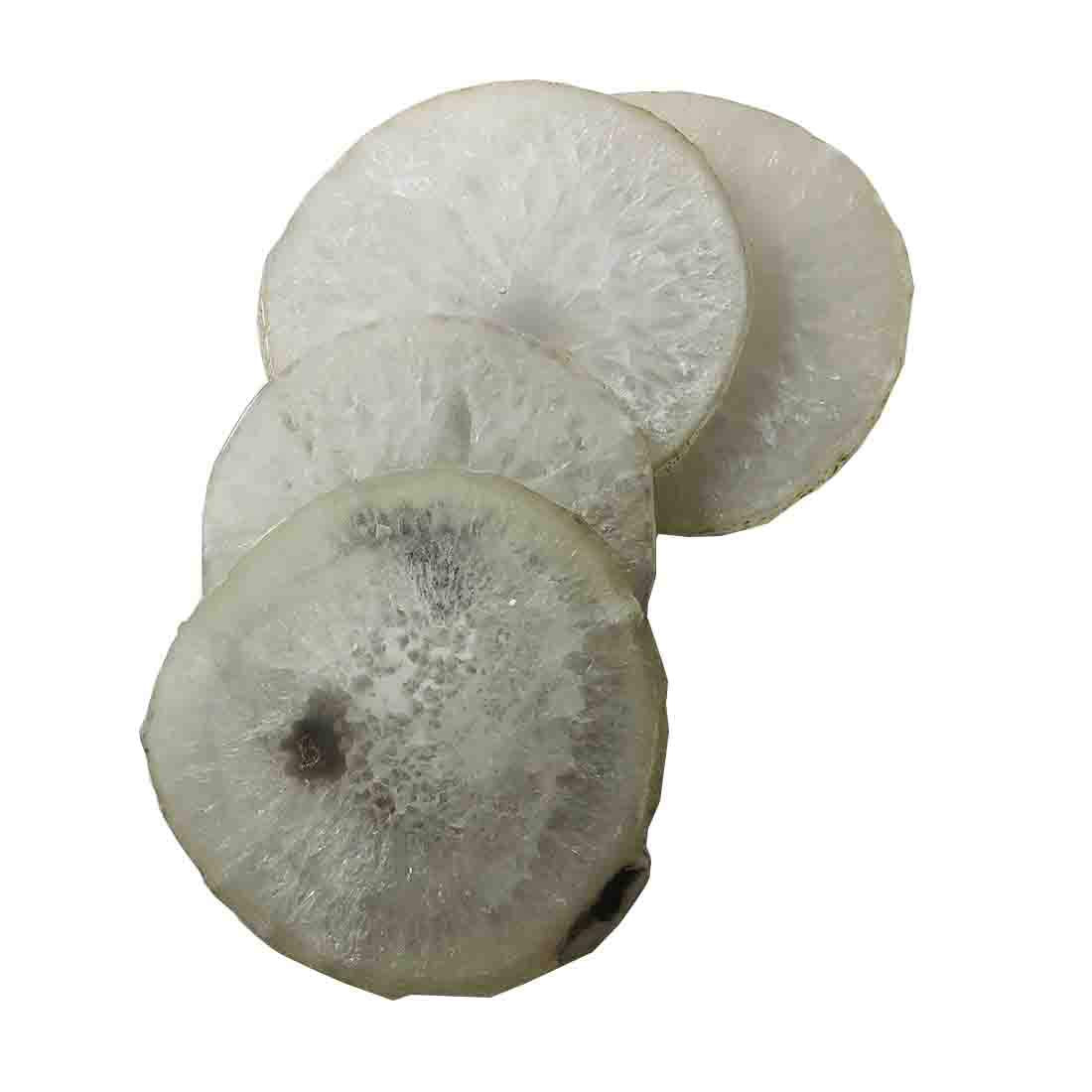 Natural Agate Coasters Set of 4 P3475