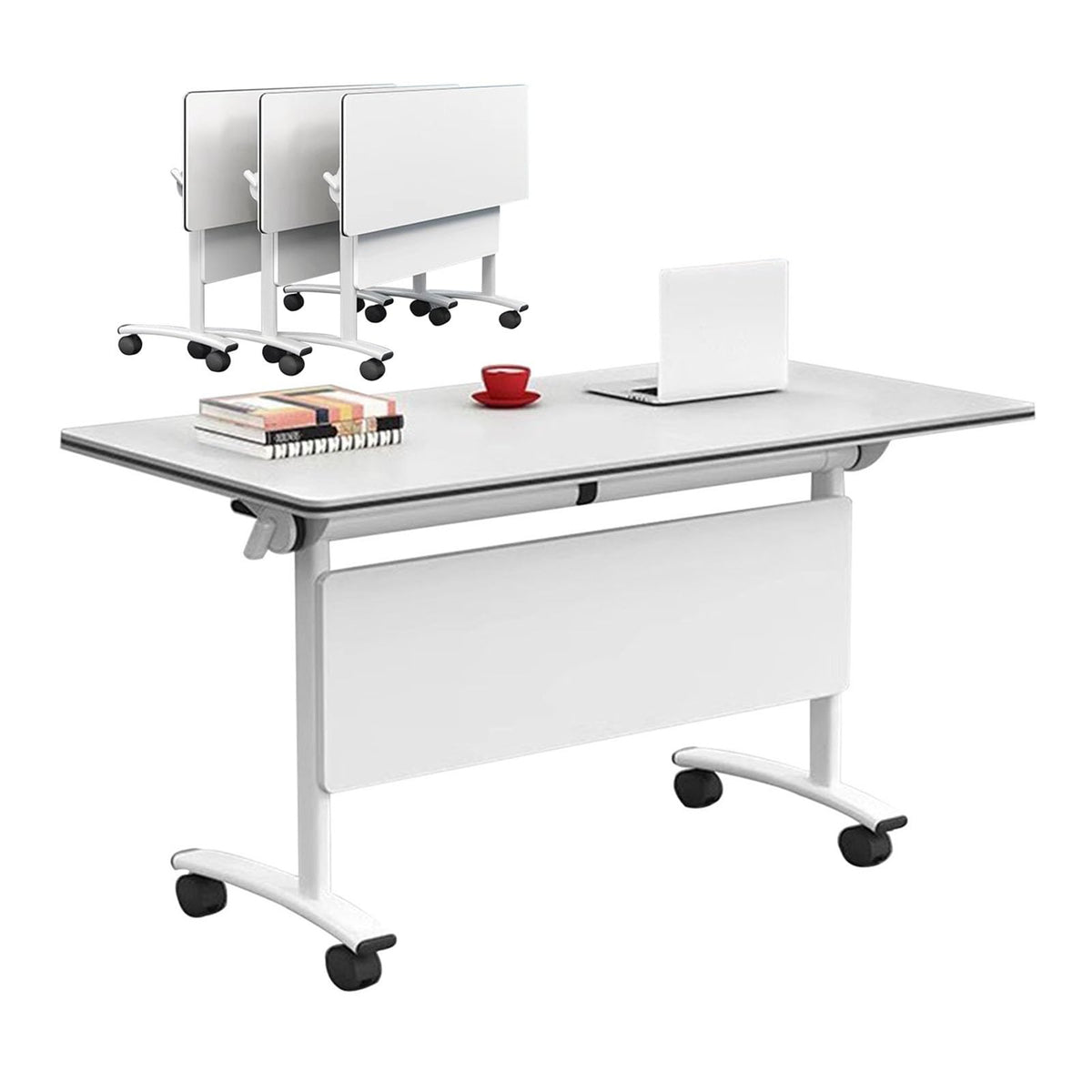 Folding Table with Locking Wheels Z1525