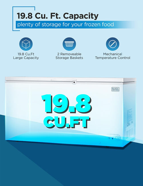 19.8 Cu. Ft. White Chest Freezer X8963