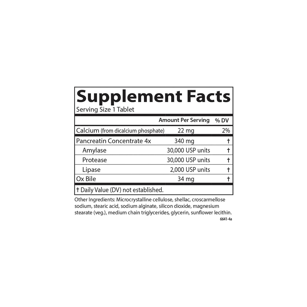 Natural Digestive Enzymes, 100 Tablets Q558281