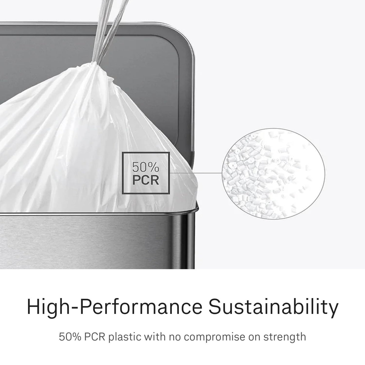 90 Count Drawstring Kitchen Trash Bags S3645