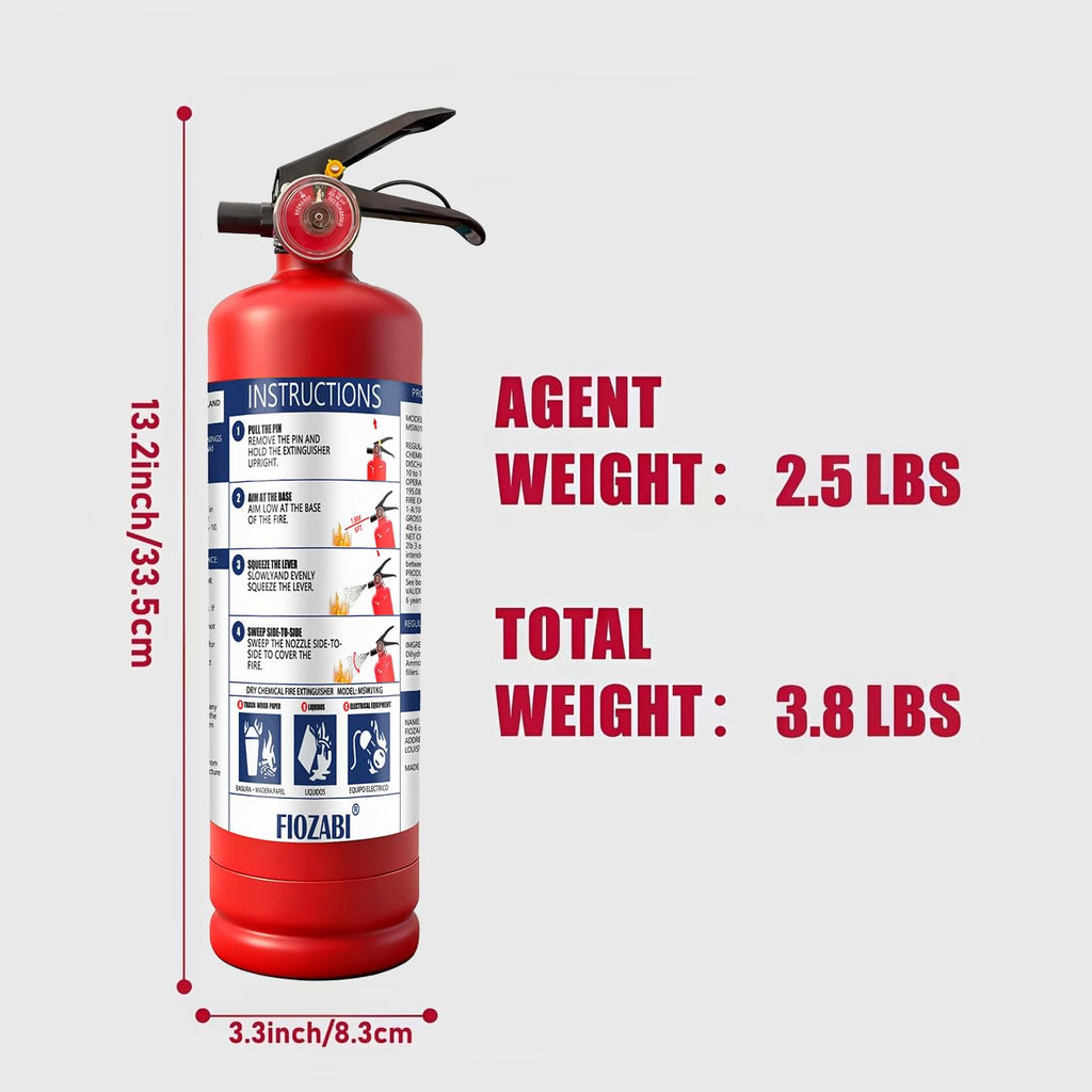 2.5 lb Dry Chemical Fire Extinguisher H224