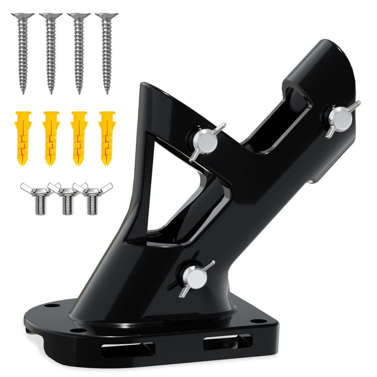 Heavy Duty Aluminum Alloy Wall Mount Flag Pole Holder B1013