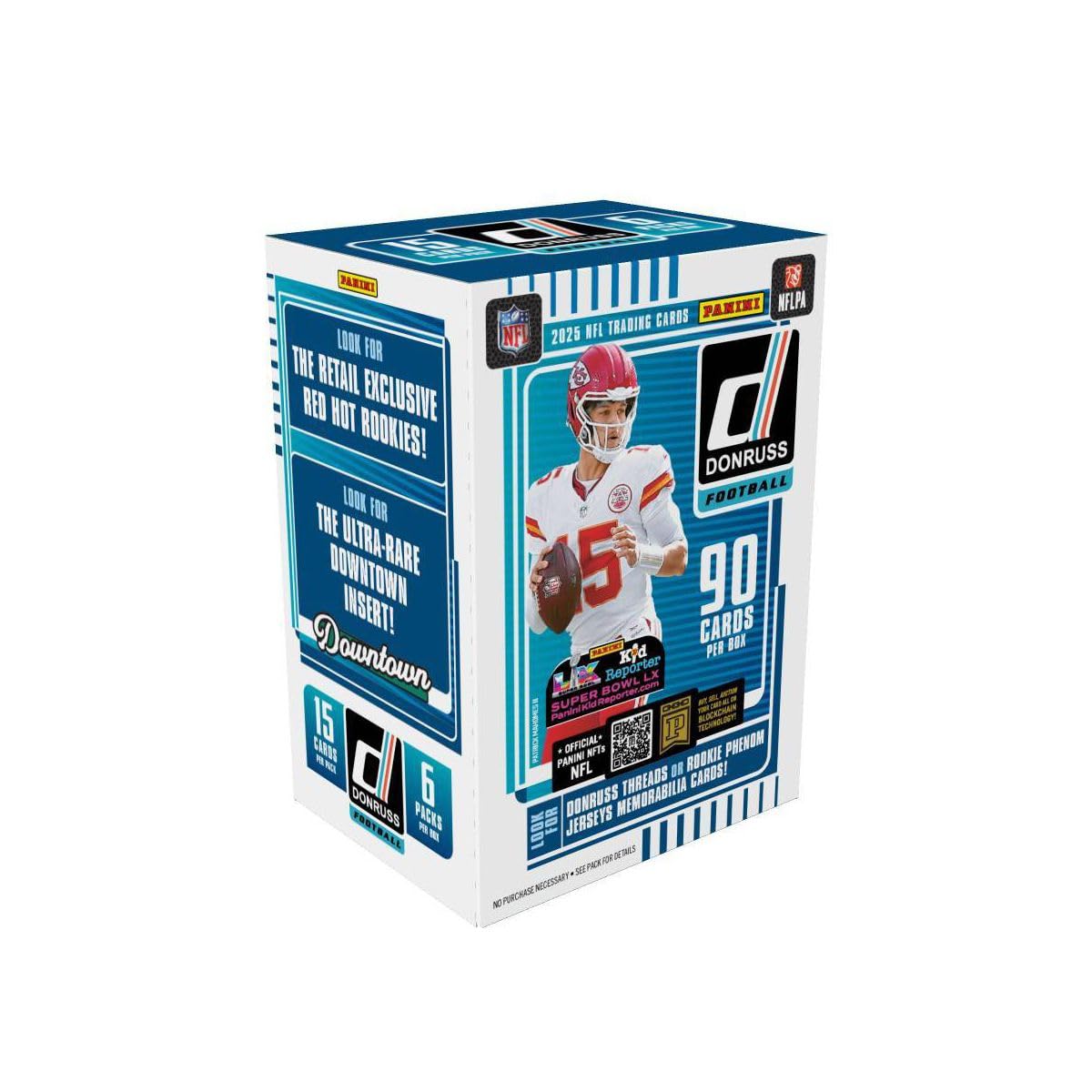 2025 NFL Football Trading Card Blaster Box D9997