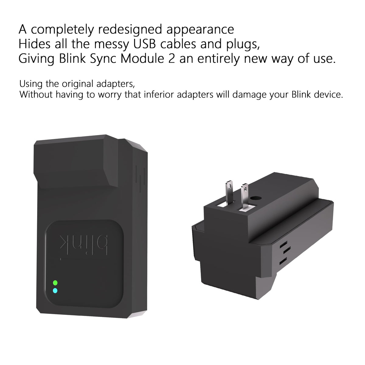 Wall Mount for Blink Sync Module 2 (Black) B7805