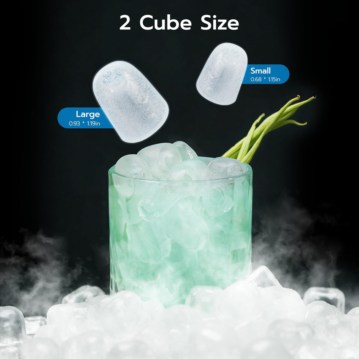 Black 26Lbs/24H Countertop Ice Maker Z4182
