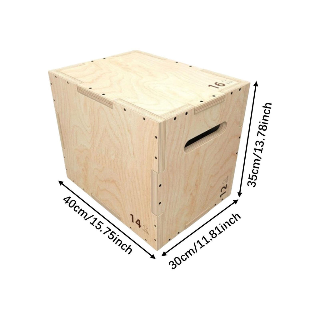 Wood Jump Box with Handles U65012