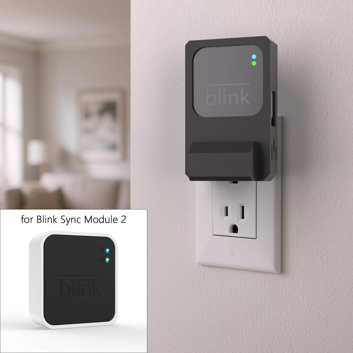 Wall Mount for Blink Sync Module 2 (Black) B7805
