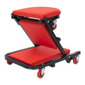 40" Foldable Rolling Creeper Seat 450lbs Z964