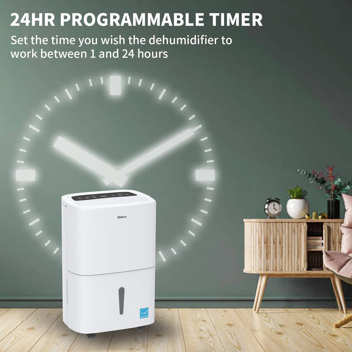 6,000 Sq.Ft Energy Star Dehumidifier with WIFI S552