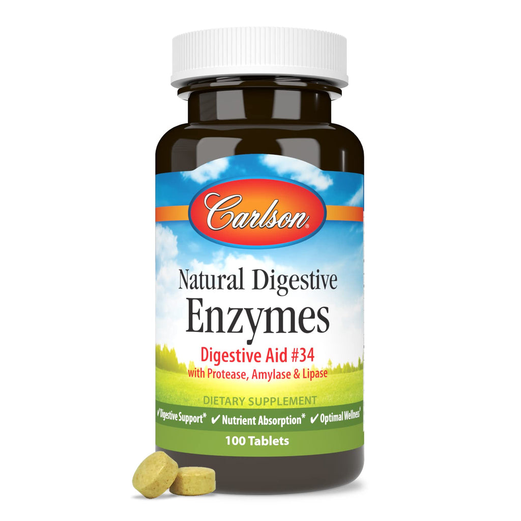 Natural Digestive Enzymes, 100 Tablets Q558281