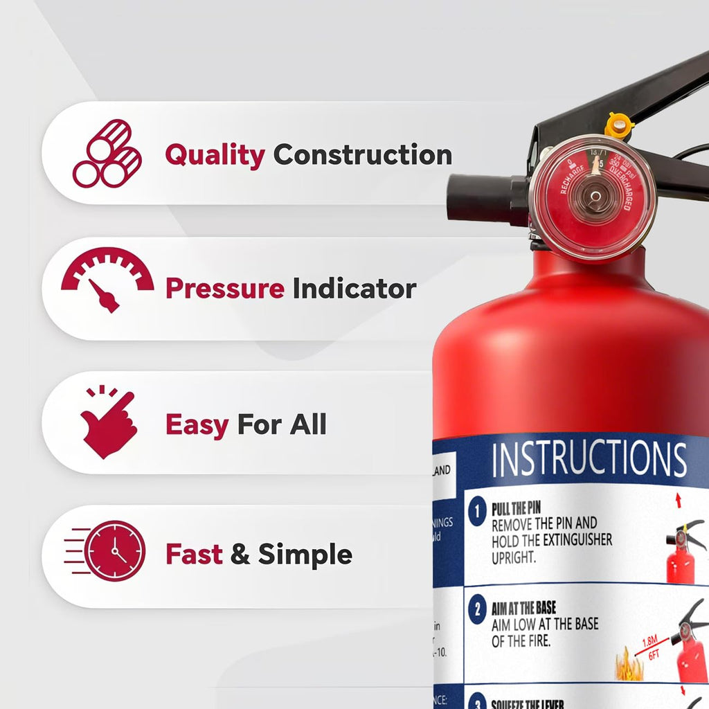 2.5 lb Dry Chemical Fire Extinguisher H224