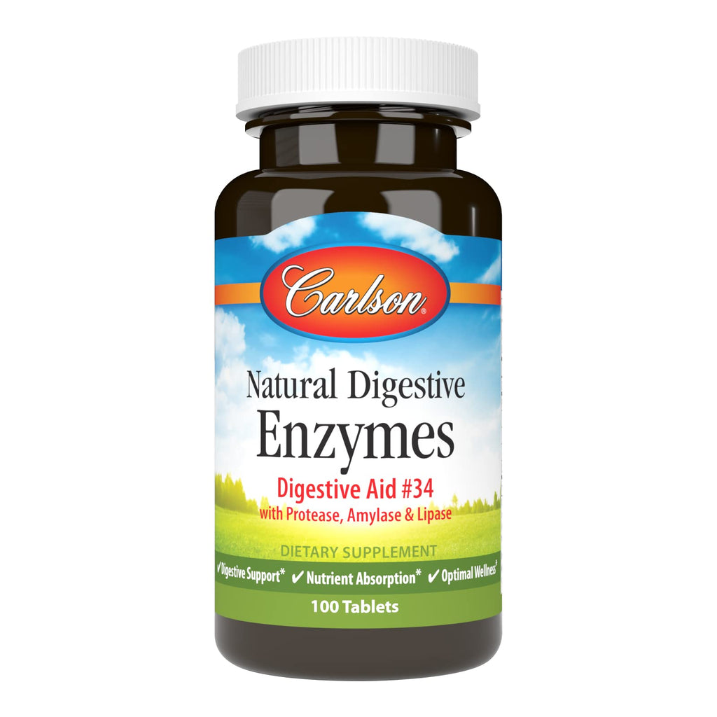 Natural Digestive Enzymes, 100 Tablets Q558281
