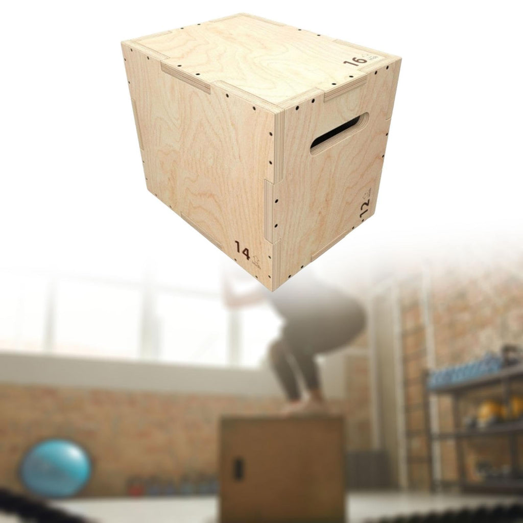 Wood Jump Box with Handles U65012