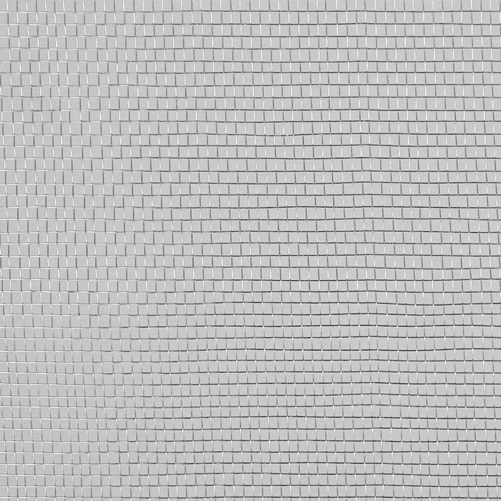 Aluminum Mesh Screen 39.4x196.9 Silver Roll L327809