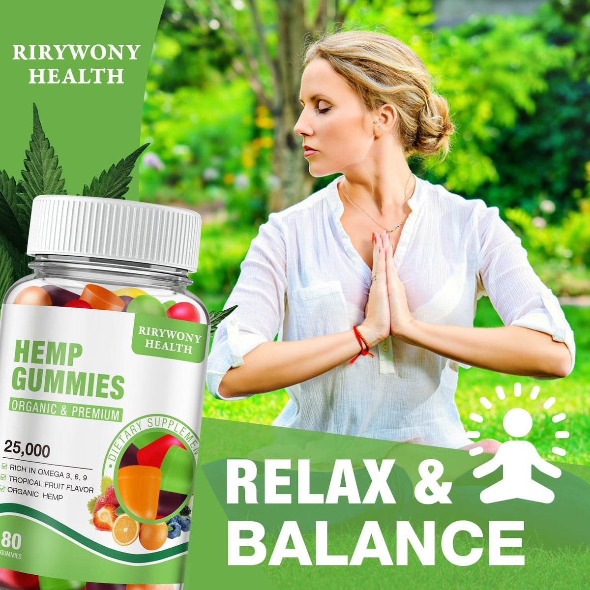 Hemp Gummies 80 Counts W5501