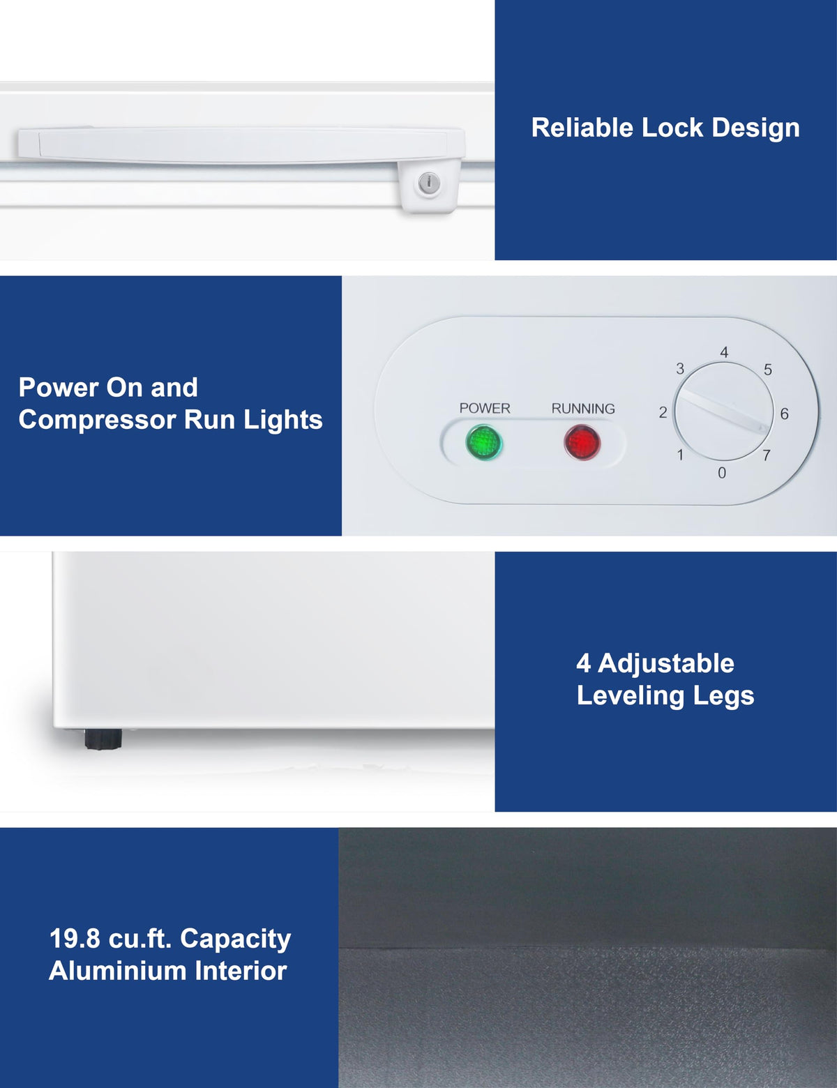 19.8 Cu. Ft. White Chest Freezer X8963