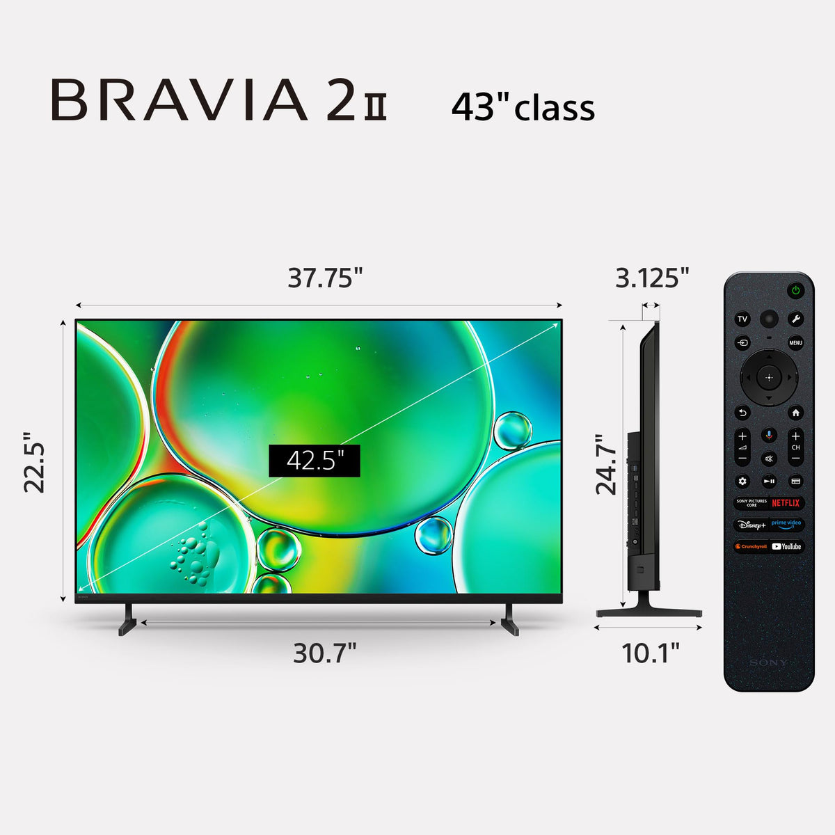 43 Inch LED 4K HDR Smart Google TV Y543