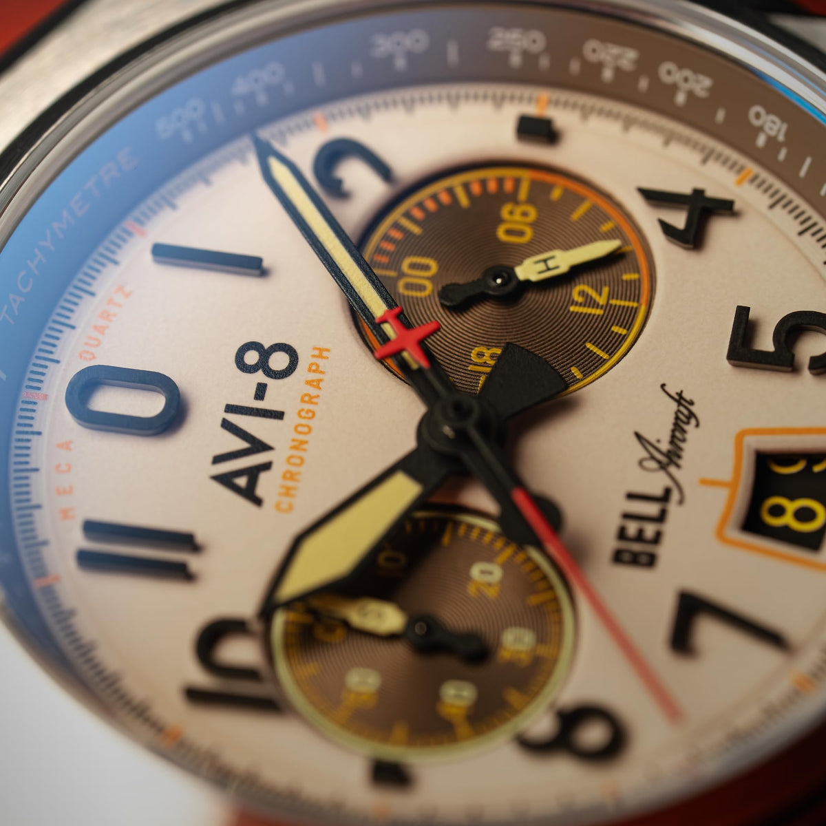 41mm Chronograph Watch with Leather Strap U44754