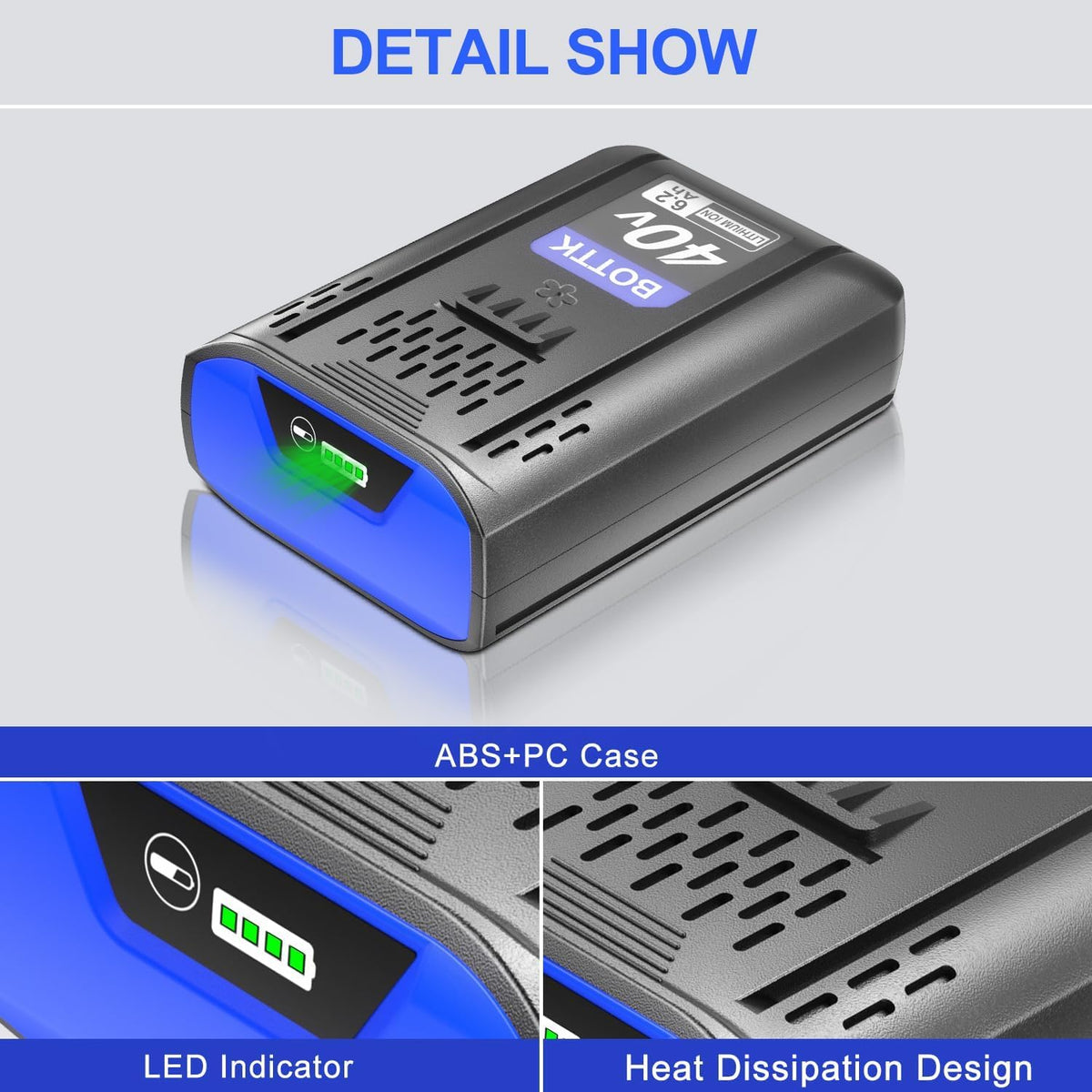 6200mAh Replacement 40V Battery T262348