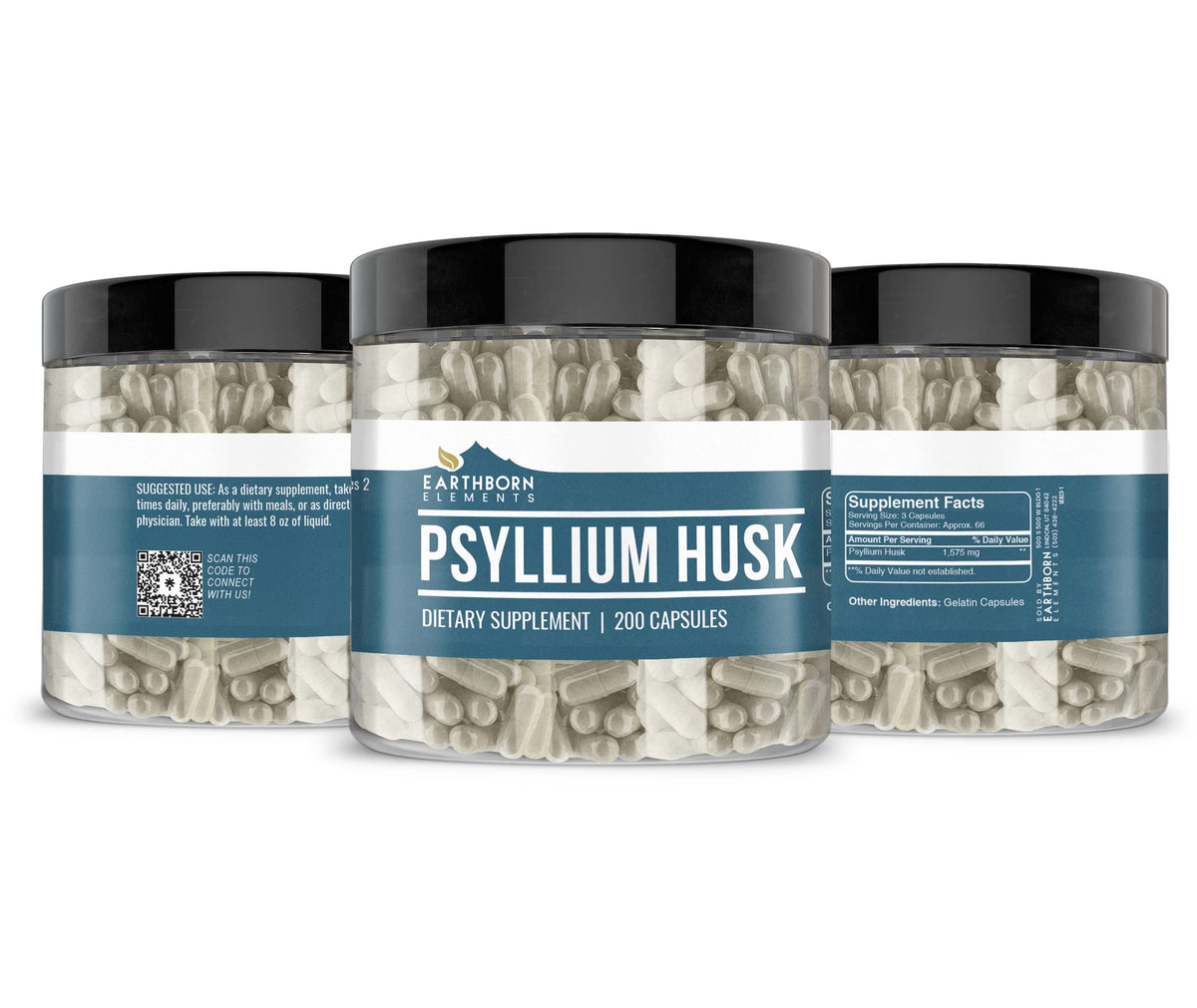 Psyllium Husk 200 Capsules T69421