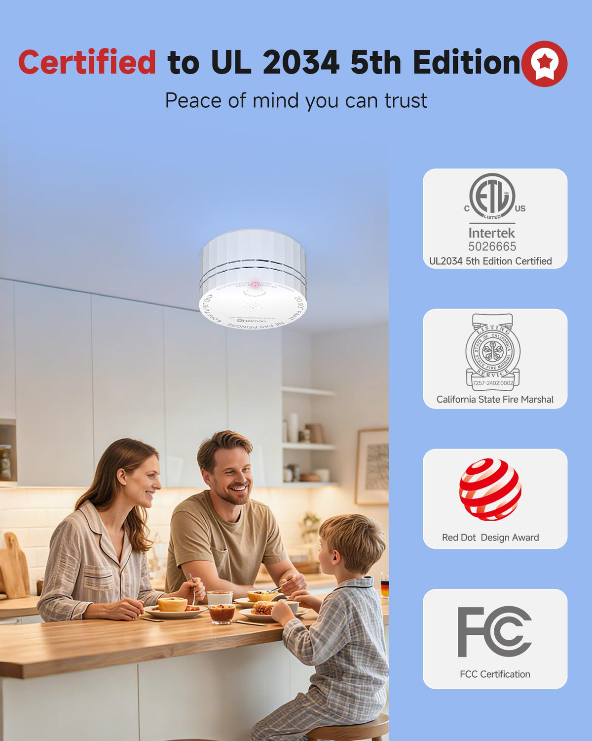 Carbon Monoxide Detectors 3-Pack with Gateway G6685