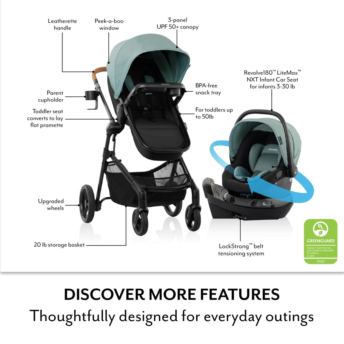 Travel System with Infant Car Seat F93436