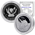 1 oz Silver Triceratops 20 Francs BU G465390