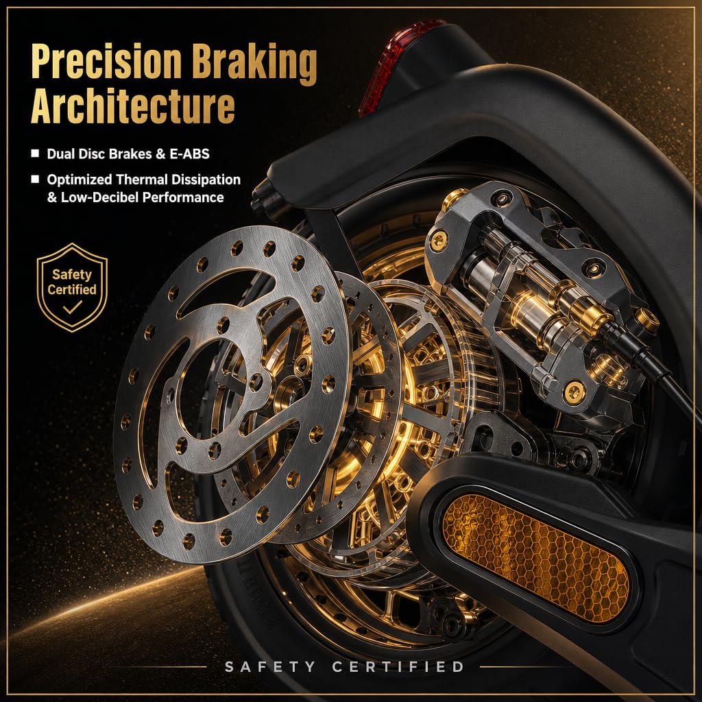 Electric Scooter, 28 MPH, 1000W, 38-Mile Range N494