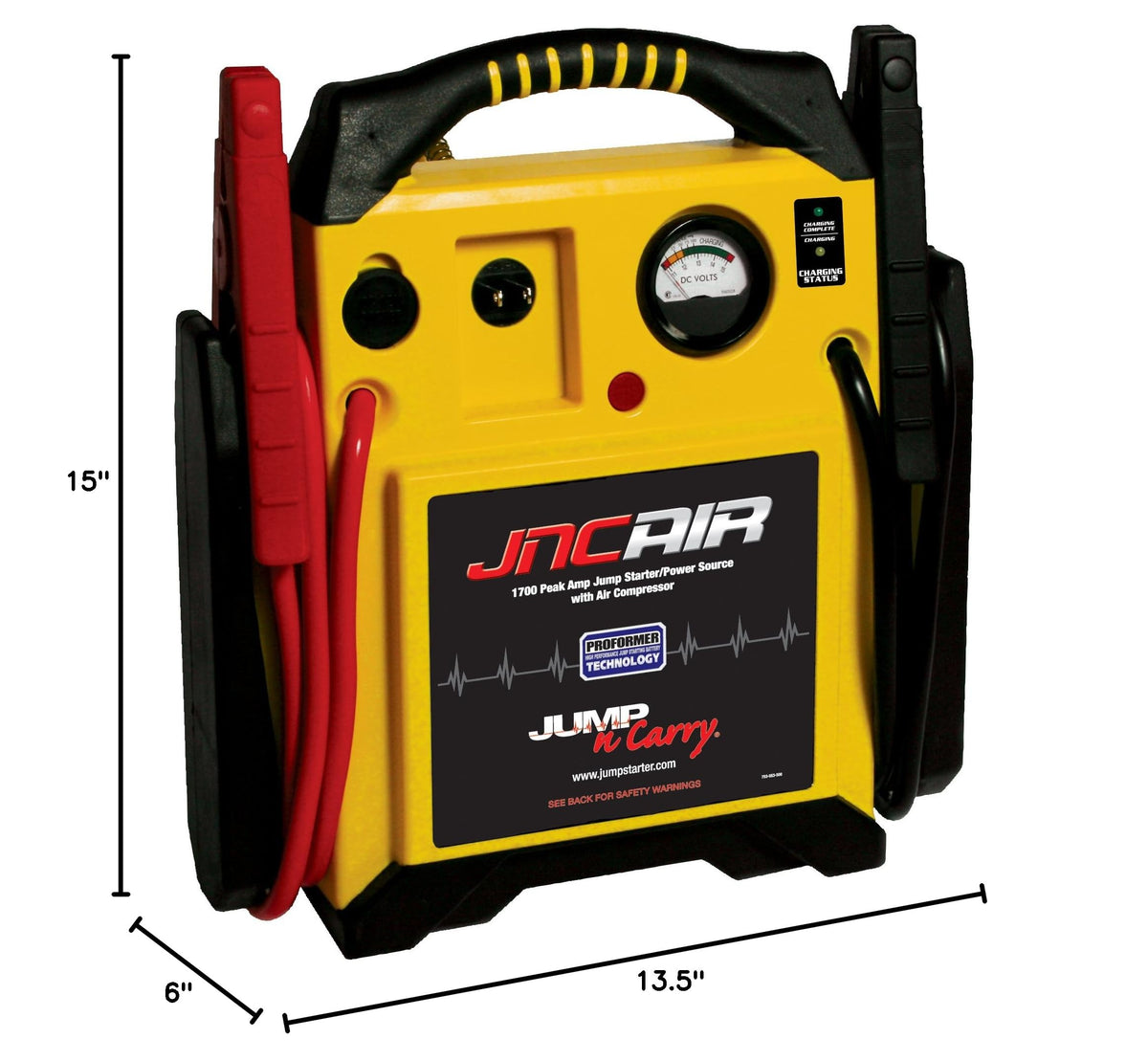 1700 Peak Amp Jump Starter with Air Compressor K3293