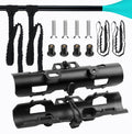 2PCS Kayak Paddle Holder with Leashes & Locking Kits M6000