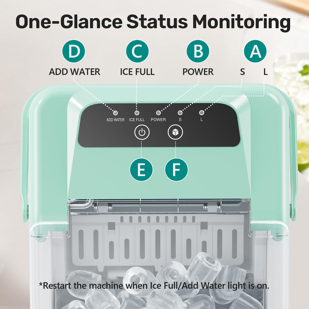 Countertop Ice Maker with Self-Cleaning F231
