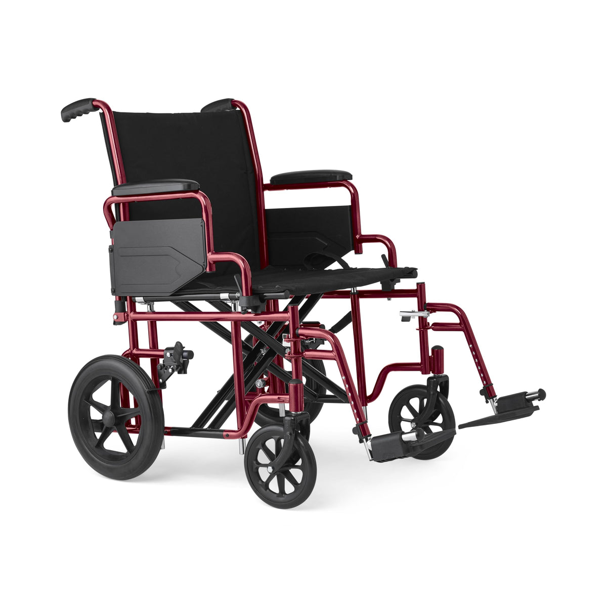 Red 22" Extra-Wide Bariatric Transport Chair H227037