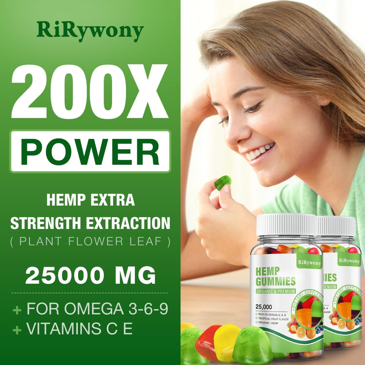 Hemp Gummies 80 Counts W5501