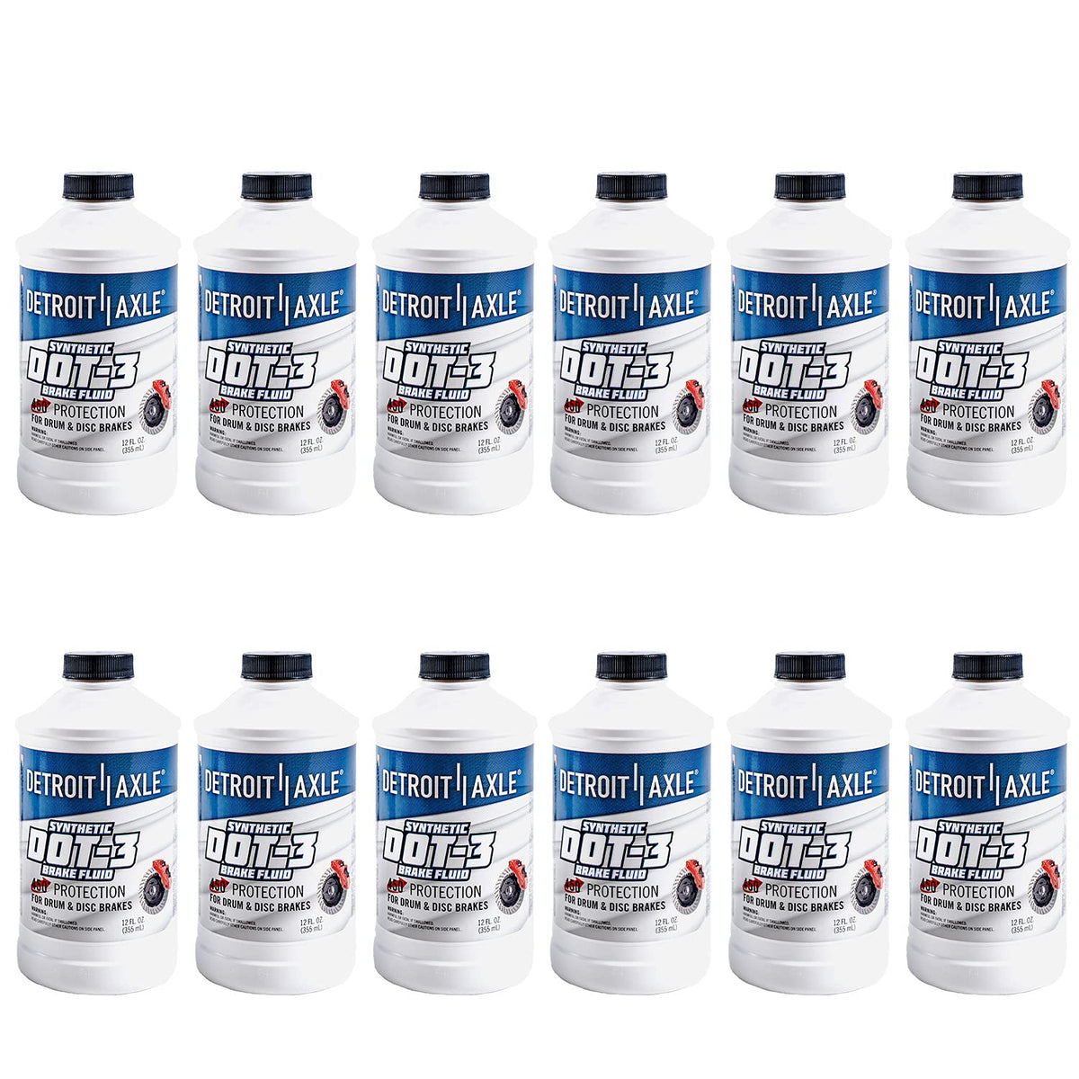 12oz Synthetic Dot-3 Brake Fluid B37326