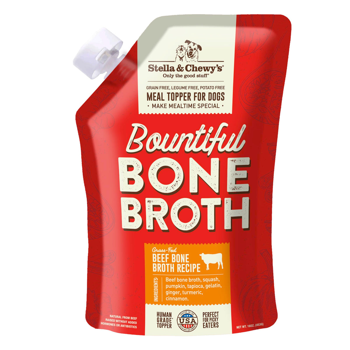 Grass-Fed Beef Bone Broth for Dogs 16 Fl Oz F450418