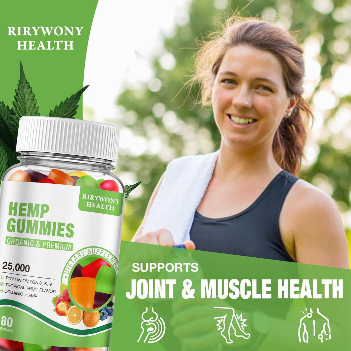 Hemp Gummies 80 Counts W5501