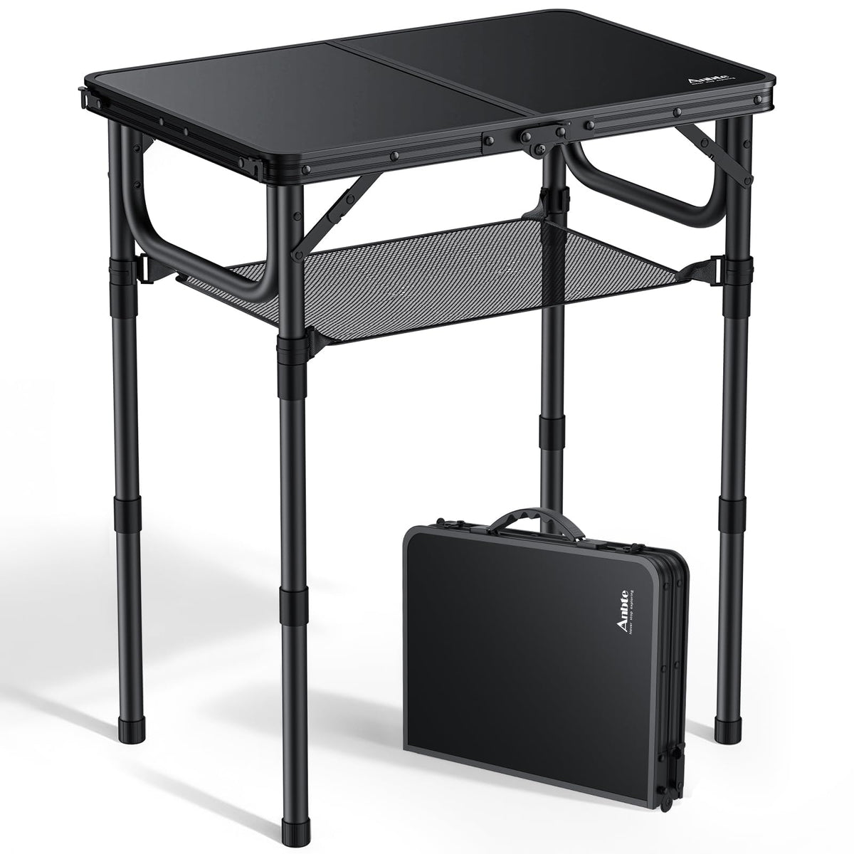 24"X 16" Adjustable Height Folding Camping Table Z259
