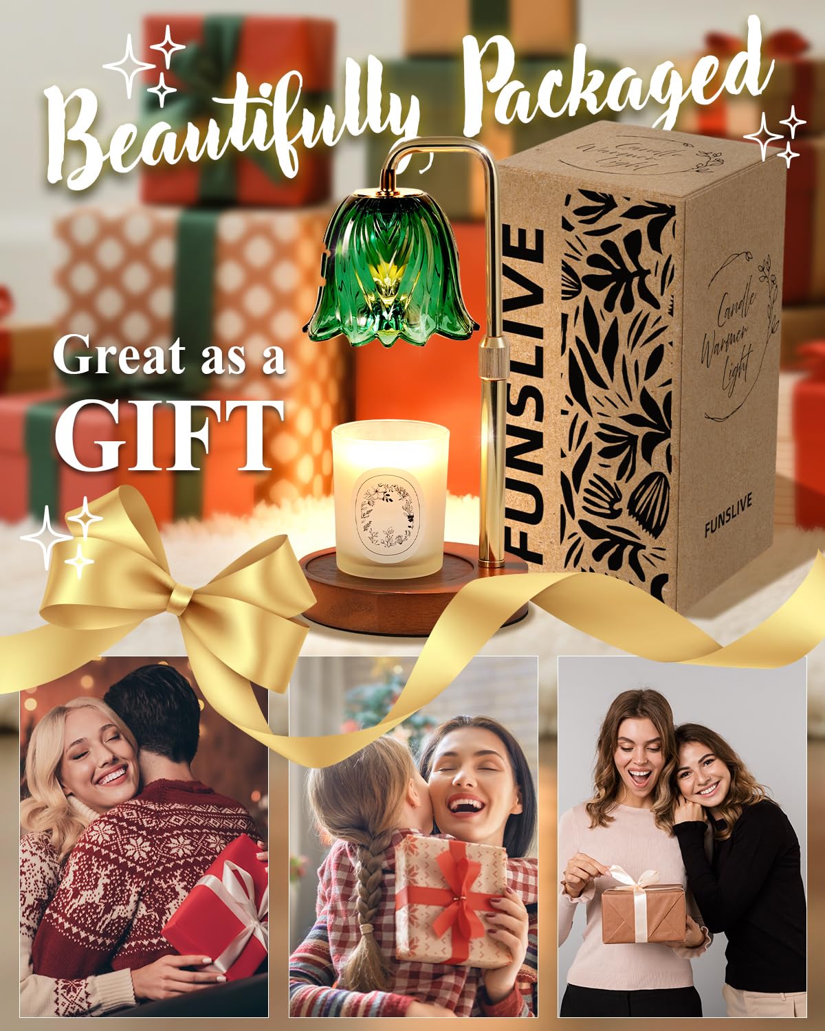 Dimmable Candle Warmer Lamp with Timer F500
