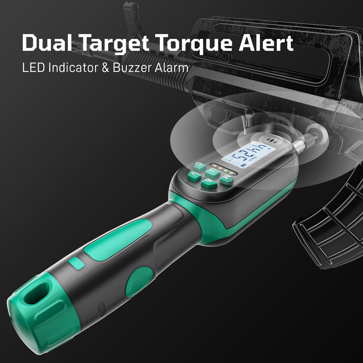 Digital Torque Screwdriver Set, 1/4″ Drive, 19 Bits, 5 Short Sockets U89117