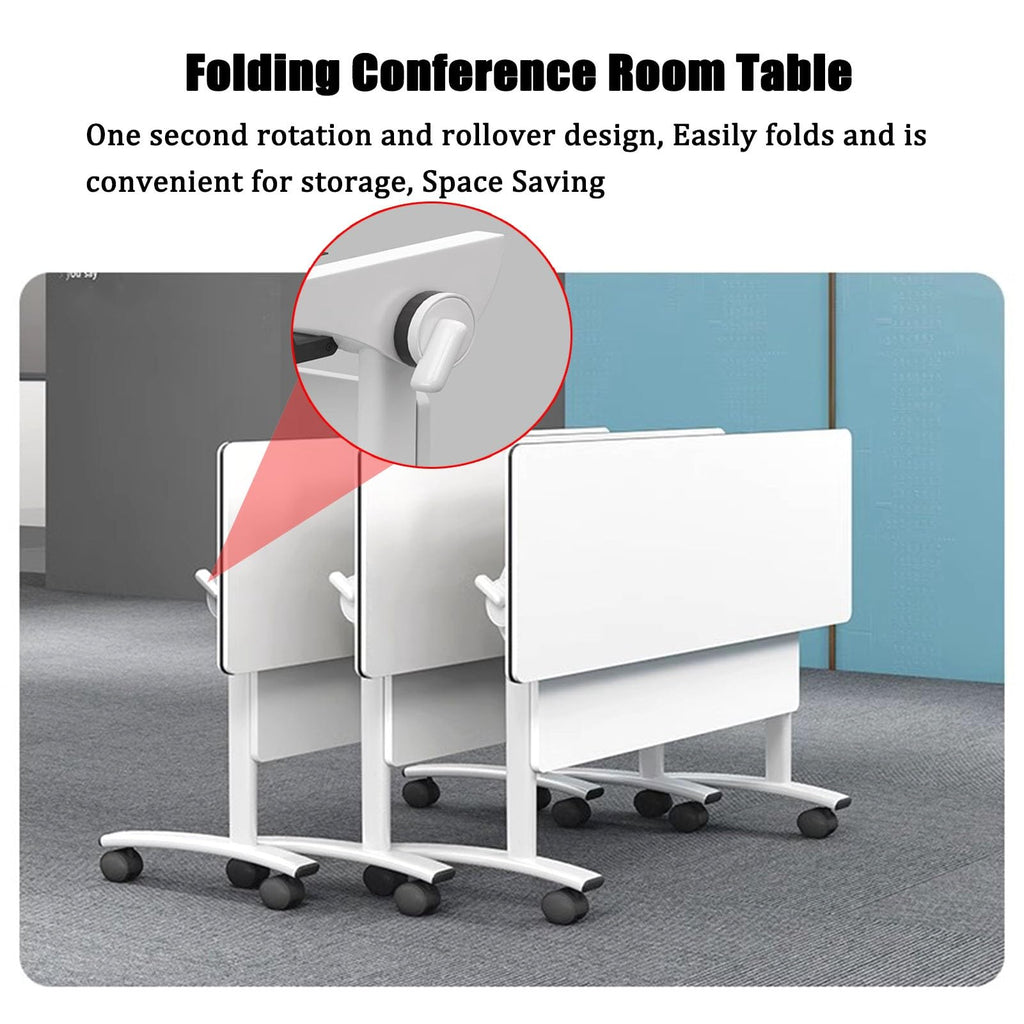 Folding Table with Locking Wheels Z1525