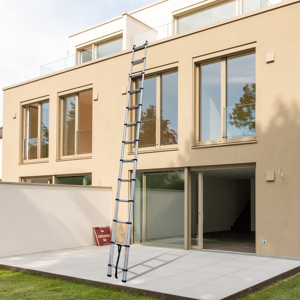 Aluminum Telescoping Ladder 20 FT 330 Lb Capacity R82679